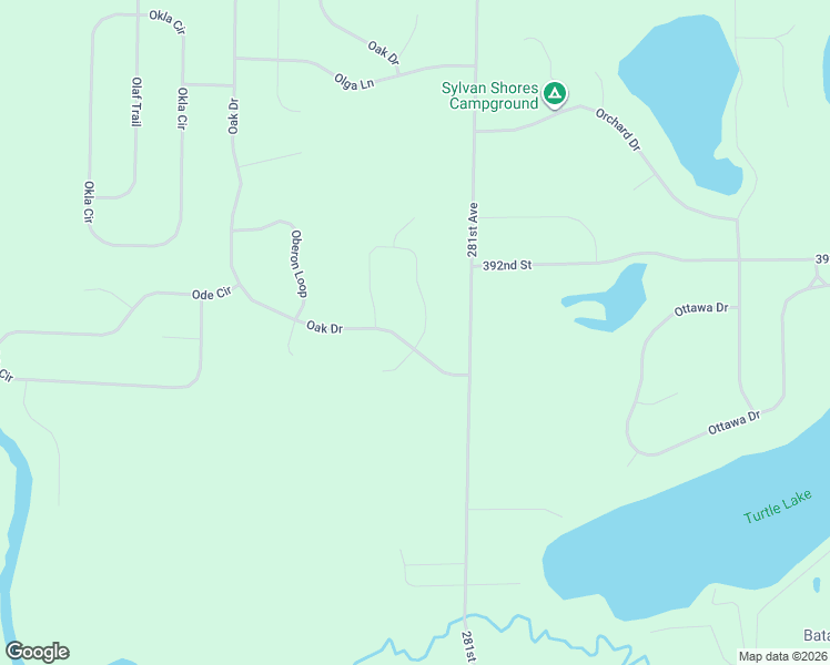 map of restaurants, bars, coffee shops, grocery stores, and more near 27924 Oakview Loop in Browerville