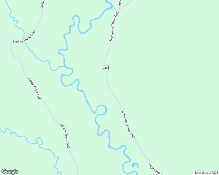 map of restaurants, bars, coffee shops, grocery stores, and more near Highwater Truck Trail in Manistique