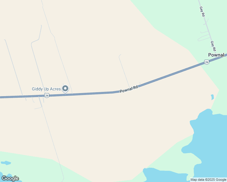 map of restaurants, bars, coffee shops, grocery stores, and more near 756 Pownal Road in Pownal