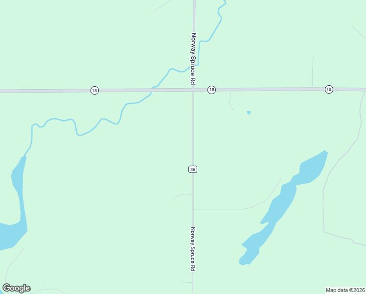 map of restaurants, bars, coffee shops, grocery stores, and more near 64503 Norway Spruce Road in Finlayson