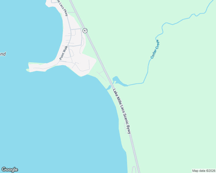 map of restaurants, bars, coffee shops, grocery stores, and more near 45091 Willow Road in Isle