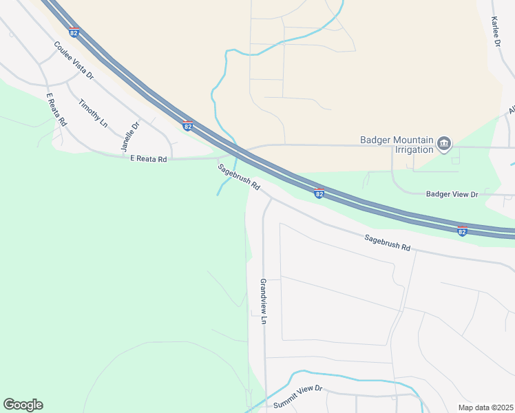 map of restaurants, bars, coffee shops, grocery stores, and more near 8912 Grandview Lane in Kennewick