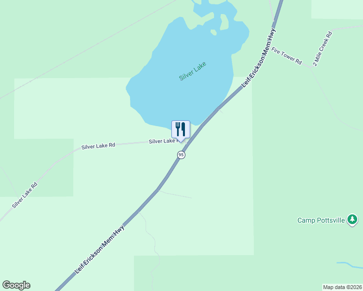 map of restaurants, bars, coffee shops, grocery stores, and more near Highway 95 in Channing