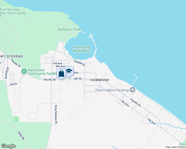 map of restaurants, bars, coffee shops, grocery stores, and more near 848 5th Avenue in Warrenton