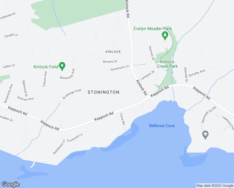 map of restaurants, bars, coffee shops, grocery stores, and more near 25 Southampton Drive in Stratford