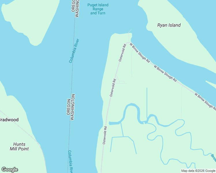 map of restaurants, bars, coffee shops, grocery stores, and more near 199 Ostervold Road in Cathlamet