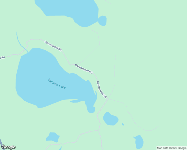 map of restaurants, bars, coffee shops, grocery stores, and more near Government Road in Manistique