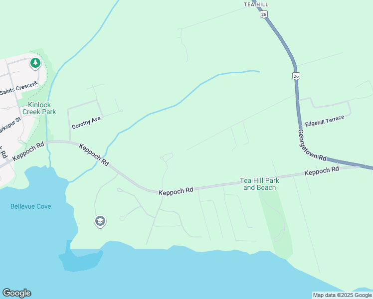 map of restaurants, bars, coffee shops, grocery stores, and more near 81 Bellevue Road in Stratford