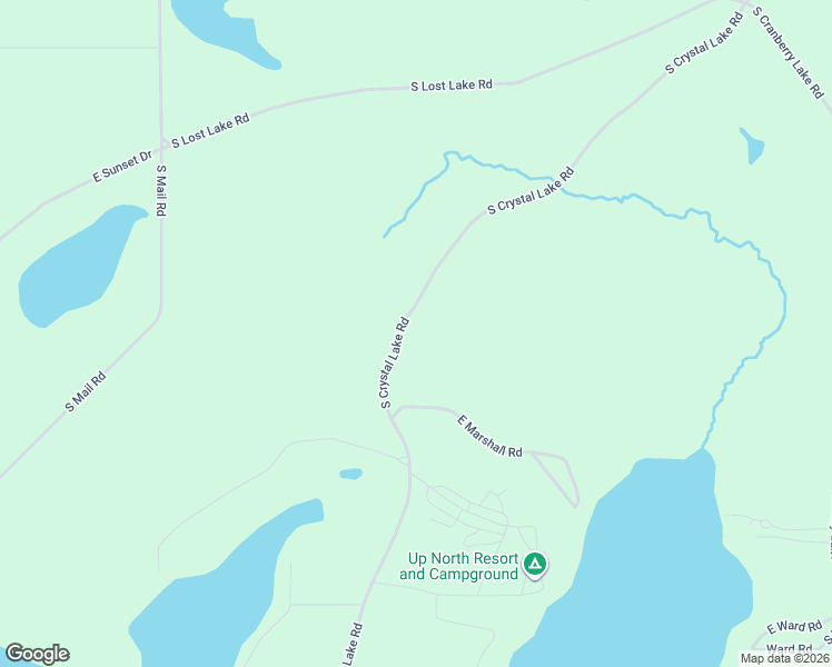 map of restaurants, bars, coffee shops, grocery stores, and more near 15610 South Crystal Lake Road in Gordon