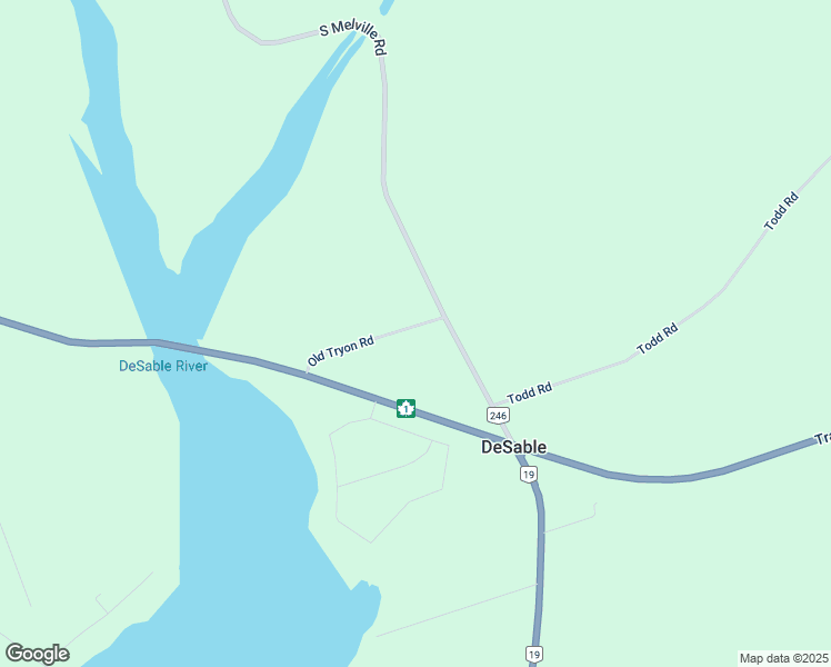 map of restaurants, bars, coffee shops, grocery stores, and more near 84 Old Tryon Road in Crapaud