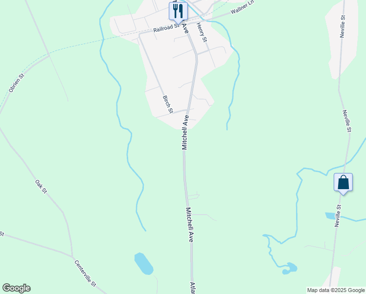 map of restaurants, bars, coffee shops, grocery stores, and more near 319 Mitchell Avenue in Dominion