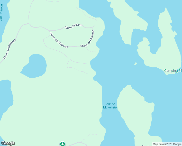 map of restaurants, bars, coffee shops, grocery stores, and more near 116 Chemin Grant in Outaouais
