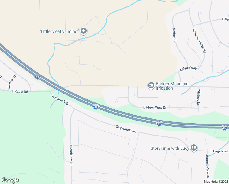 map of restaurants, bars, coffee shops, grocery stores, and more near 84523 East Reata Road in Kennewick