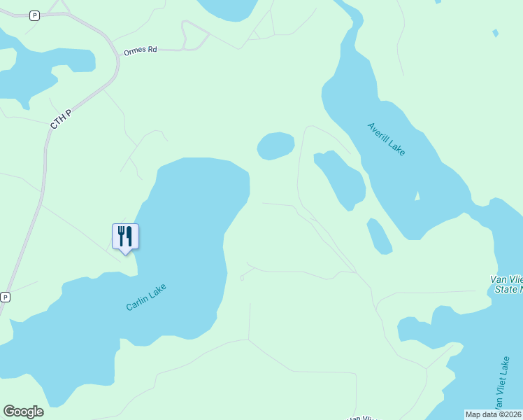 map of restaurants, bars, coffee shops, grocery stores, and more near 7323 Logging Drive in Presque Isle
