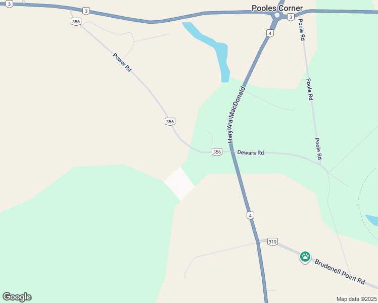 map of restaurants, bars, coffee shops, grocery stores, and more near 57 Power Road in Cardigan