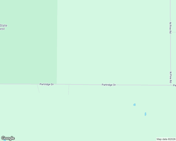 map of restaurants, bars, coffee shops, grocery stores, and more near 39509 Partridge Drive in Askov