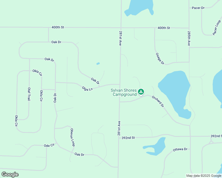 map of restaurants, bars, coffee shops, grocery stores, and more near 28017 Olga Lane in Browerville