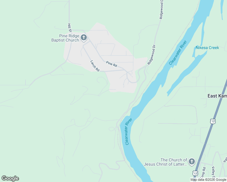 map of restaurants, bars, coffee shops, grocery stores, and more near 307 Locust Road in Kamiah