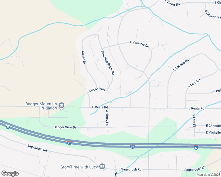 map of restaurants, bars, coffee shops, grocery stores, and more near 2536 Allison Way in Richland