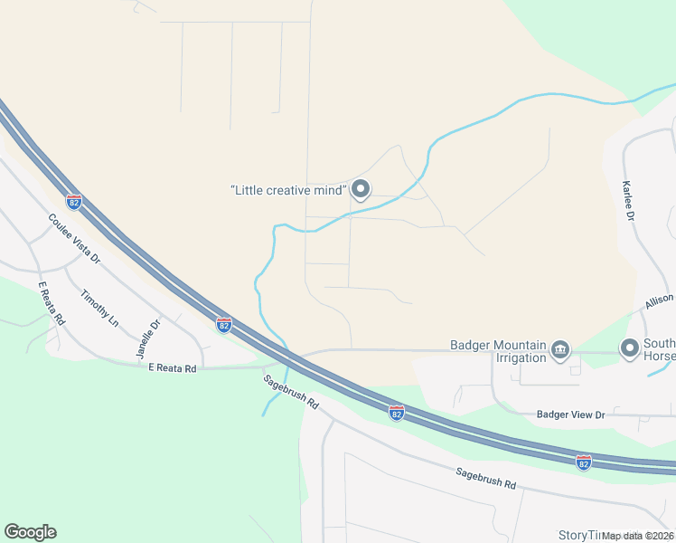 map of restaurants, bars, coffee shops, grocery stores, and more near 82480 East Reata Road in Kennewick