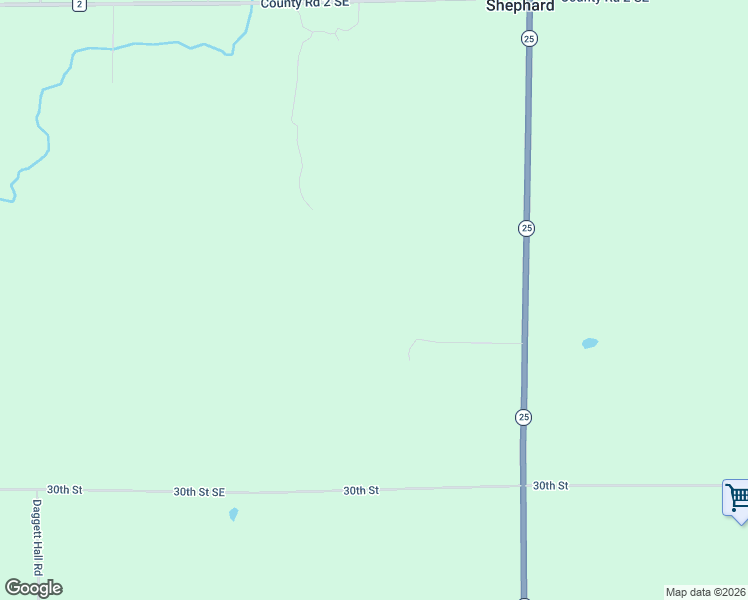 map of restaurants, bars, coffee shops, grocery stores, and more near 19658 Country Way in Brainerd