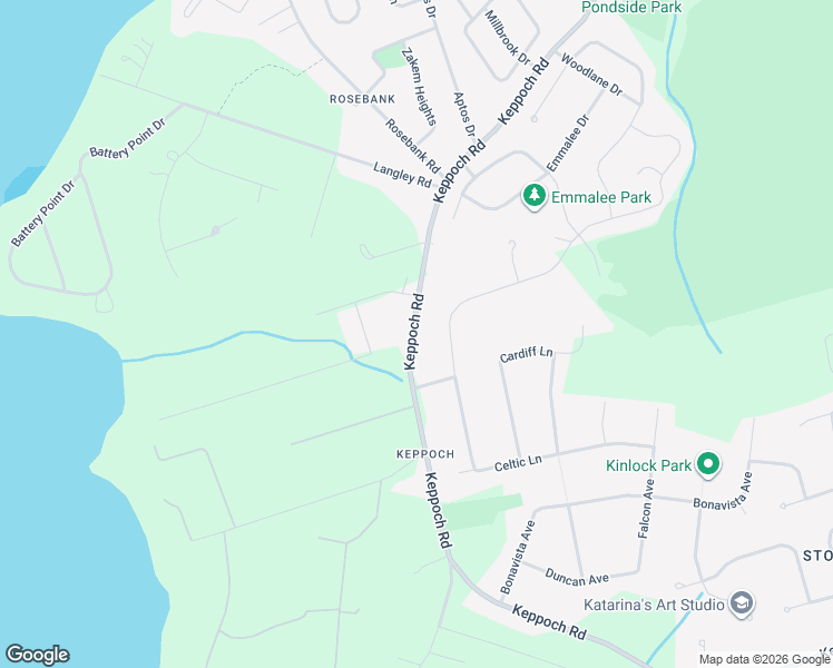 map of restaurants, bars, coffee shops, grocery stores, and more near 91 Keppoch Road in Stratford