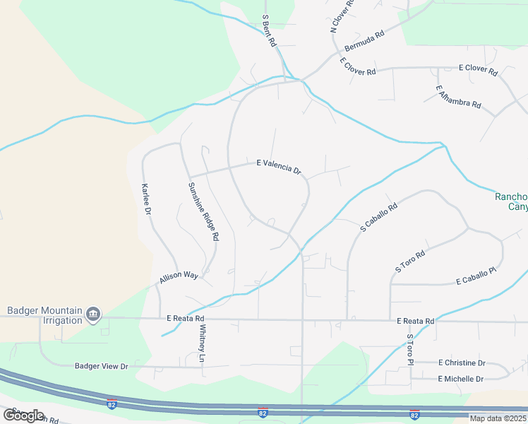 map of restaurants, bars, coffee shops, grocery stores, and more near 4105 South Bermuda Road in Kennewick