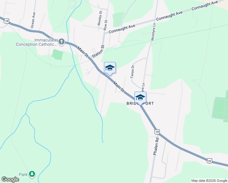 map of restaurants, bars, coffee shops, grocery stores, and more near 16 Karls Lane in Glace Bay