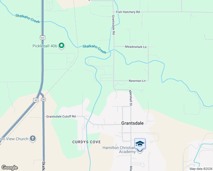 map of restaurants, bars, coffee shops, grocery stores, and more near 659 Grantsdale Road in Hamilton