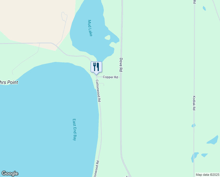 map of restaurants, bars, coffee shops, grocery stores, and more near 30966 Cottonwood Road in Cushing