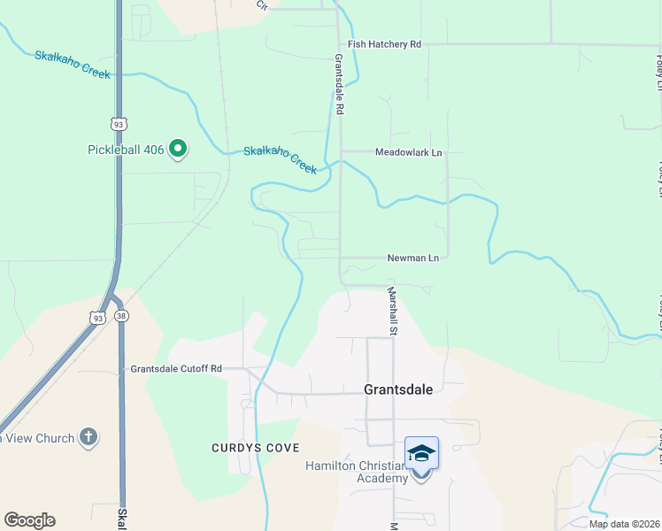 map of restaurants, bars, coffee shops, grocery stores, and more near 659 Grantsdale Road in Hamilton