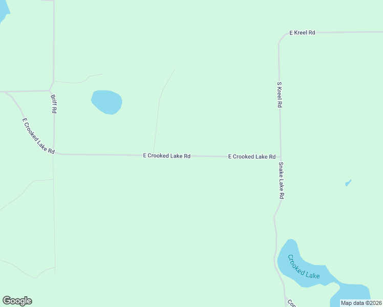 map of restaurants, bars, coffee shops, grocery stores, and more near 12233 East Crooked Lake Road in Gordon