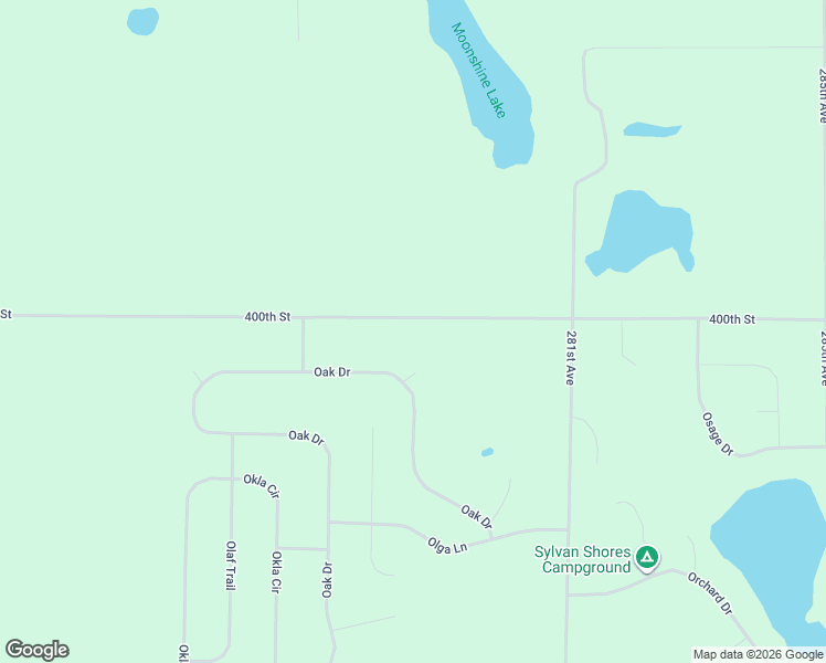map of restaurants, bars, coffee shops, grocery stores, and more near 27731 400th Street in Browerville