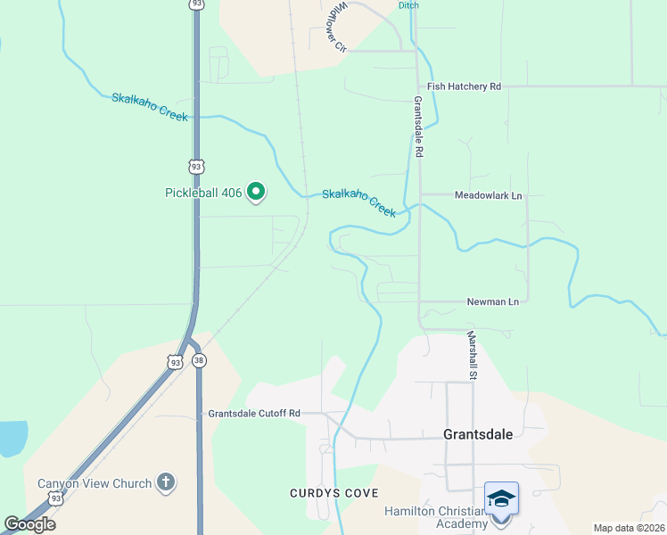 map of restaurants, bars, coffee shops, grocery stores, and more near 649 Grantsdale Road in Hamilton
