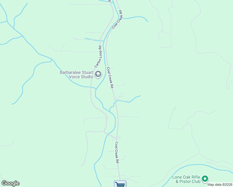 map of restaurants, bars, coffee shops, grocery stores, and more near 1304 Coal Creek Road in Longview
