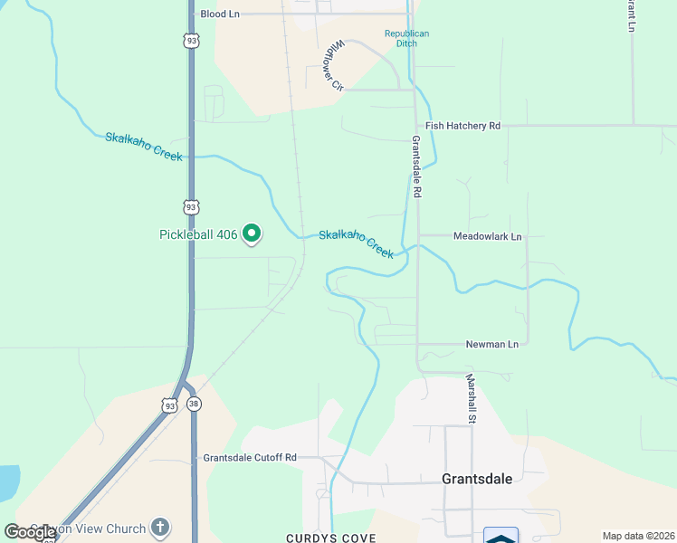 map of restaurants, bars, coffee shops, grocery stores, and more near 627 Grantsdale Road in Hamilton