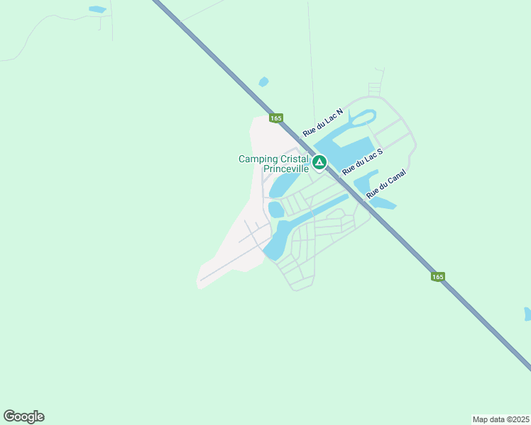 map of restaurants, bars, coffee shops, grocery stores, and more near 34 Rue des Trois Lacs in Princeville
