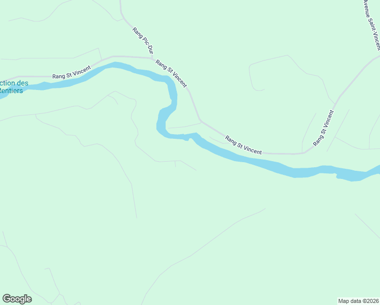 map of restaurants, bars, coffee shops, grocery stores, and more near Rue du Moulin in Lanaudière