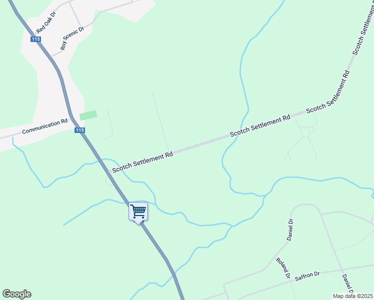 map of restaurants, bars, coffee shops, grocery stores, and more near 53 Scotch Settlement Road in Maple Hills
