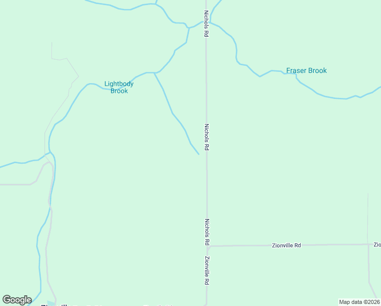 map of restaurants, bars, coffee shops, grocery stores, and more near 25 Nichols Road in Zionville
