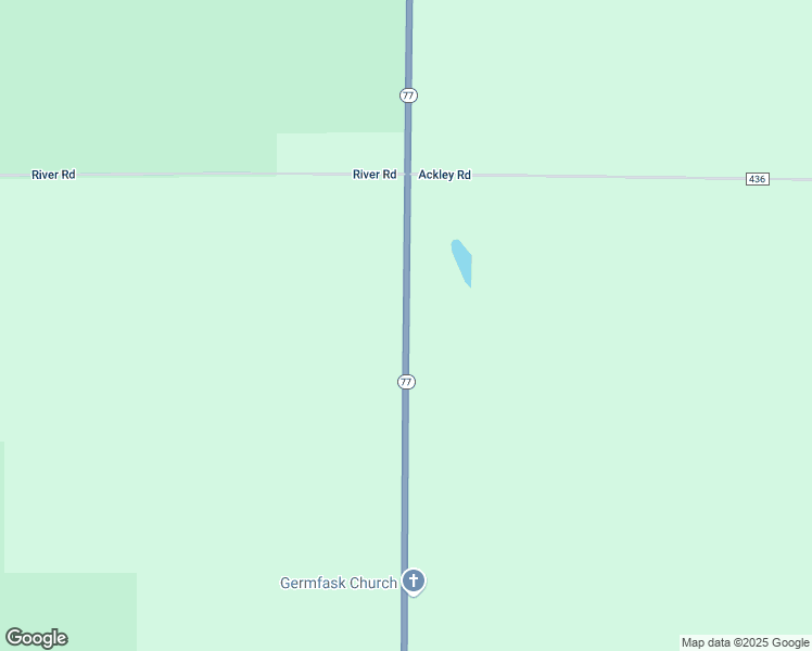 map of restaurants, bars, coffee shops, grocery stores, and more near Michigan 77 in Germfask