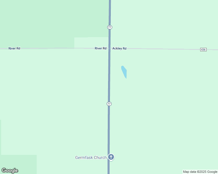 map of restaurants, bars, coffee shops, grocery stores, and more near Michigan 77 in Germfask