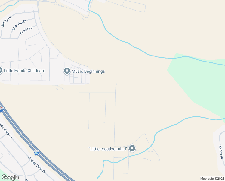 map of restaurants, bars, coffee shops, grocery stores, and more near Interstate 82 in Kennewick
