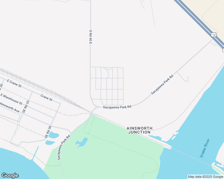 map of restaurants, bars, coffee shops, grocery stores, and more near C Street in Pasco