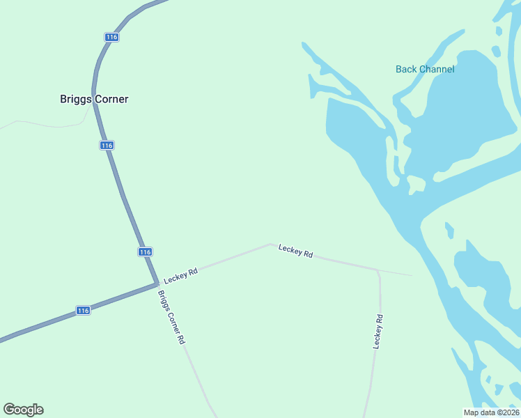 map of restaurants, bars, coffee shops, grocery stores, and more near 218 Leckey Road in Chipman