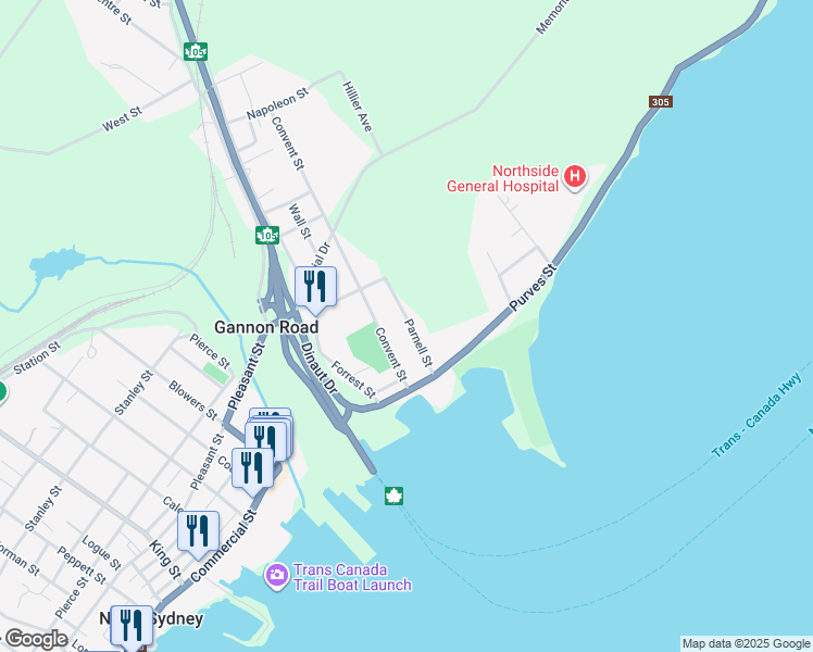 map of restaurants, bars, coffee shops, grocery stores, and more near in Sydney