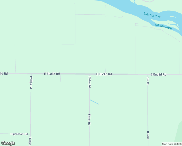 map of restaurants, bars, coffee shops, grocery stores, and more near 4020 E Euclid Rd in Mabton
