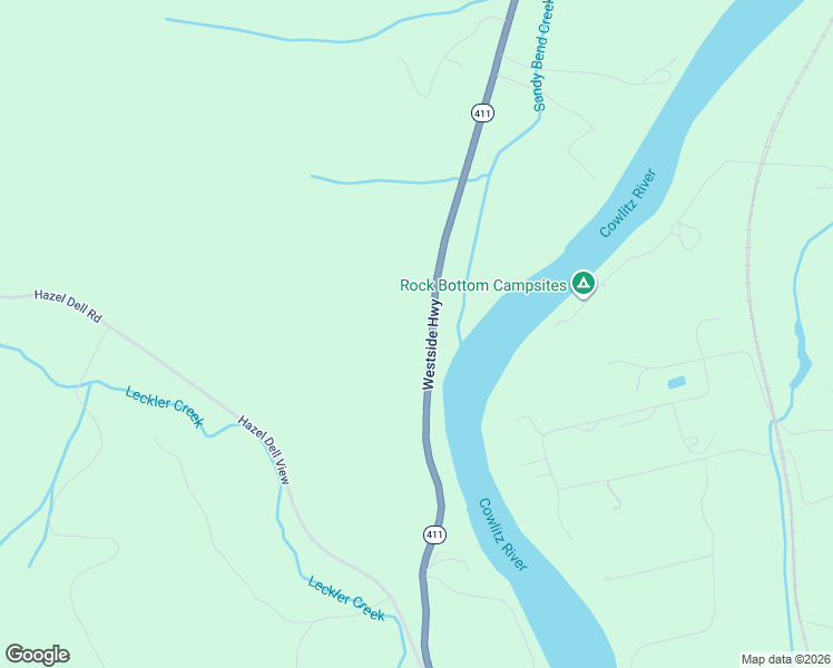 map of restaurants, bars, coffee shops, grocery stores, and more near 2601 Westside Highway in Castle Rock