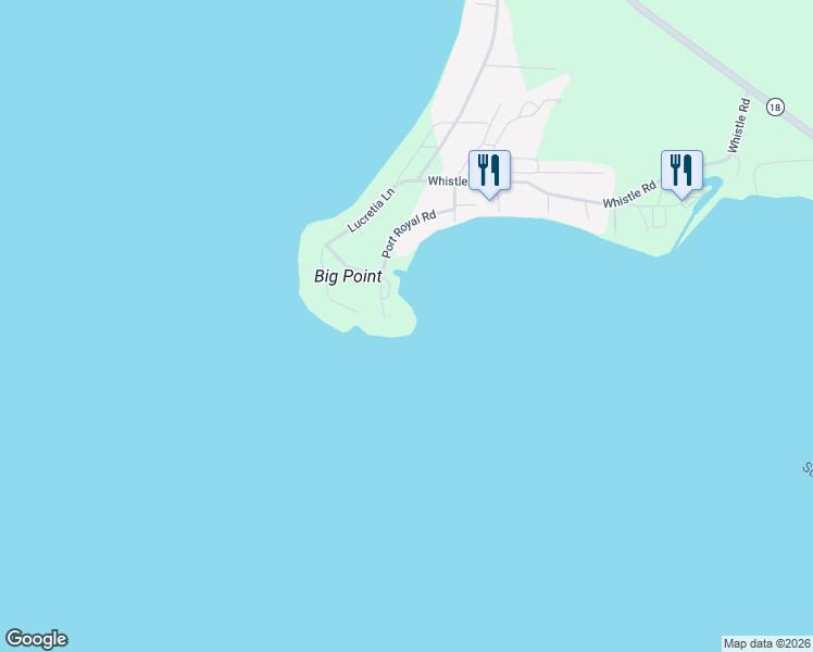 map of restaurants, bars, coffee shops, grocery stores, and more near 5579 Port Royal Road in Isle