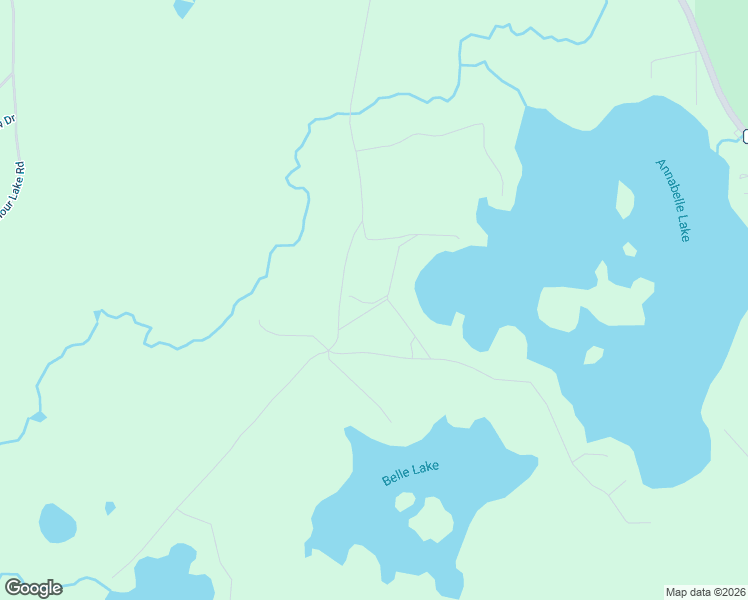 map of restaurants, bars, coffee shops, grocery stores, and more near 7650 Annabelle Lake Road in Presque Isle